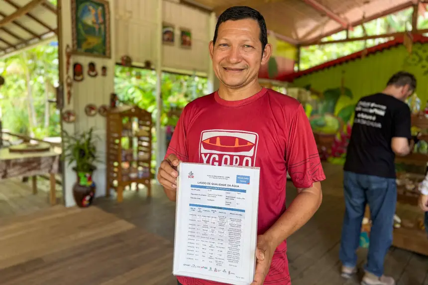 Entrega de análises do projeto Água para Todos.