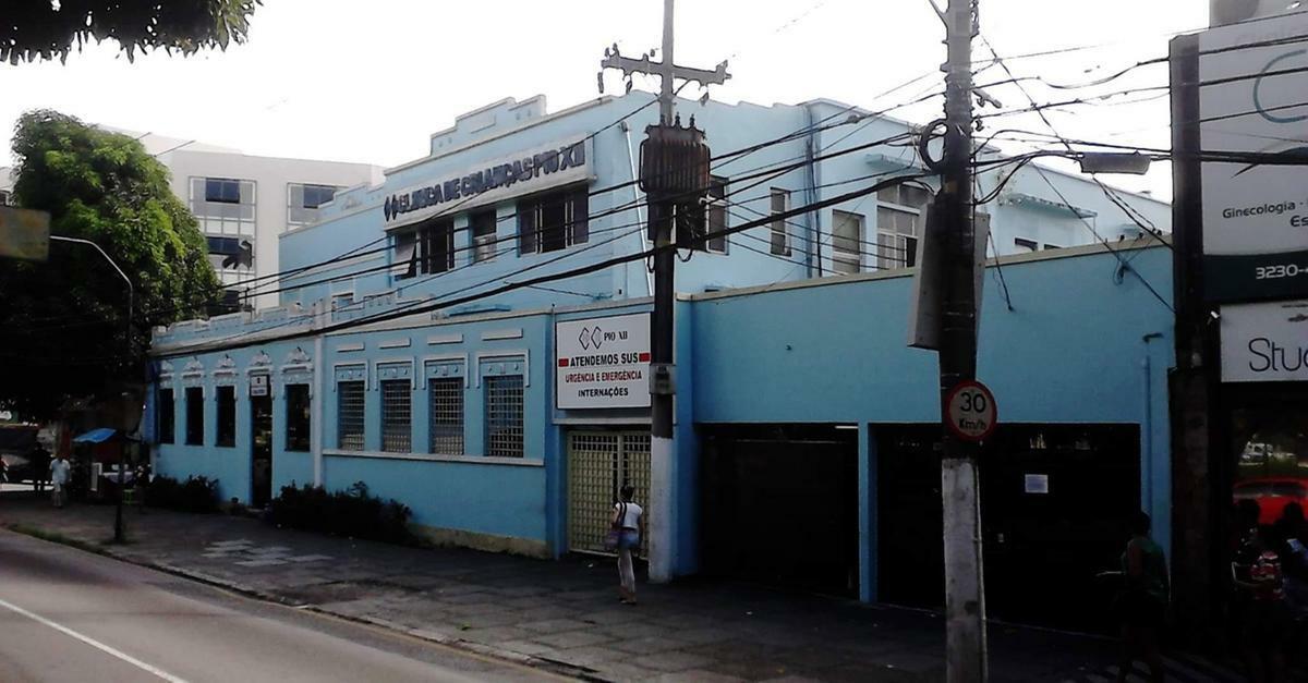 Hospital Pio XII. Imagem de arquivo reproduzida por O Liberal.